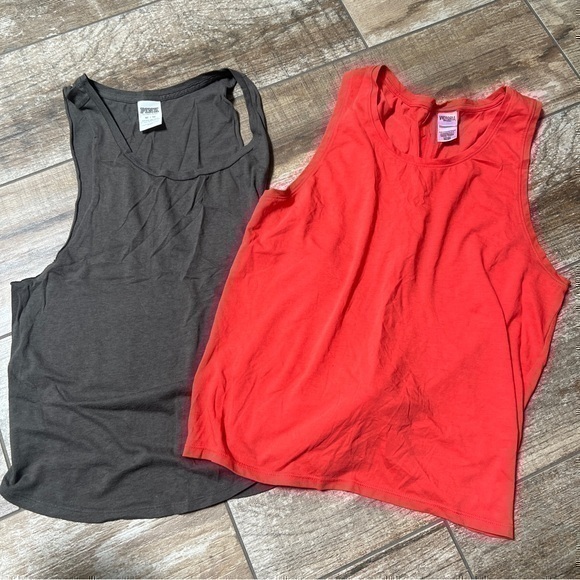 Victorias Secret Pink | 2 Workout Summer Tanks - Picture 1 of 9